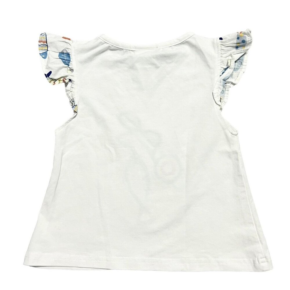 Babeeni 2Y Fish Fishing Appliqué Shirt & Shorts Set - Picture 3 of 7